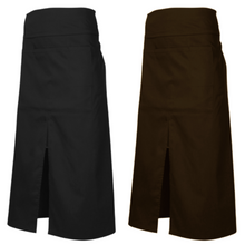 Load image into Gallery viewer, Long Waist Apron W/Split &amp; Pocket
