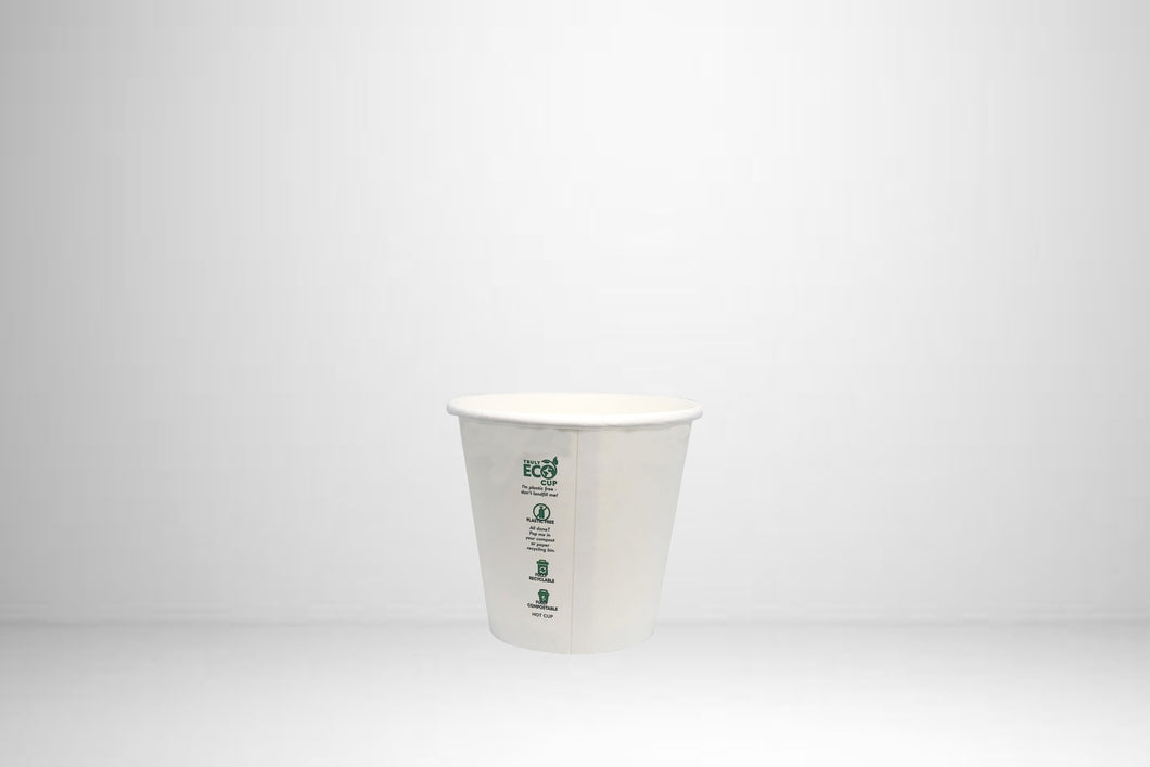 8oz Uni Truly Eco Cup - White
