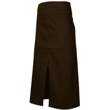 Load image into Gallery viewer, Long Waist Apron W/Split &amp; Pocket
