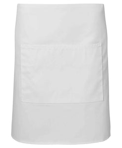 Short Waisted Apron With Pocket